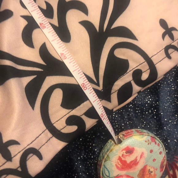 Summer Dress Sleeveless BlackTop with Pattern Pink - Picture 8 of 11